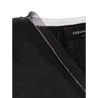 Topuri Fabiana Filippi Dama - Topuri Fabiana Filippi ENVER SATIN FRONT BACK TOP WITH FILO DIAMANTE DETAIL Black Femei (BM 18780777) - B-mall.ro