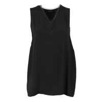 Topuri ENVER SATIN FRONT BACK TOP WITH FILO DIAMANTE DETAIL Femei
