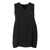 Fabiana Filippi ENVER SATIN FRONT BACK TOP WITH FILO DIAMANTE DETAIL Black  