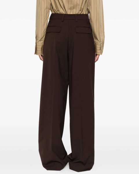Pantaloni casual Thelatest Pants C-Axel BROWN Femei (BM 18780817) 4