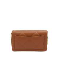 Genti de umar Tory Burch Classic Chestnut Leather Kira Crossbody Bag Femei