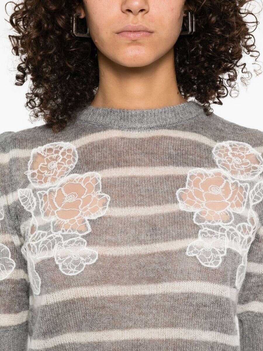 Pulovere TWINSET Twinset Sweaters GRIGIO NEVE Femei (BM 18782763) 5