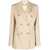 Golden Goose Golden Goose Double-Breasted Virgin Wool Jacket Beige