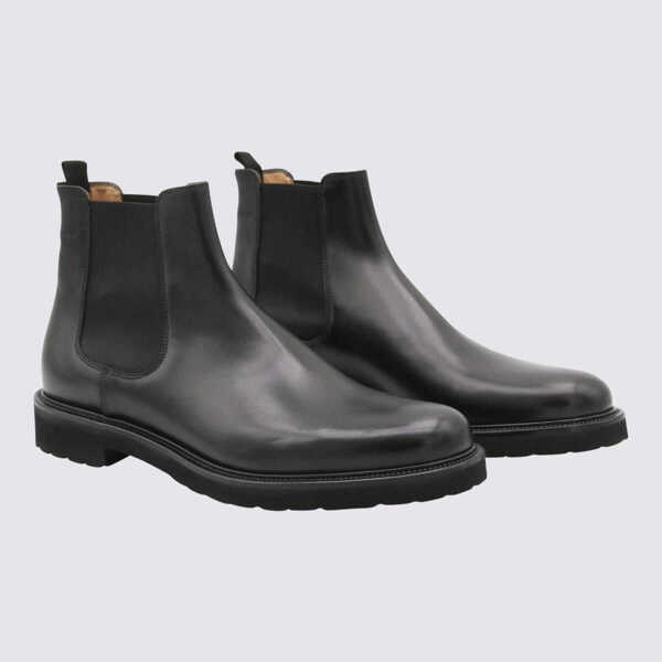 Bocanci MILLE885 Mille885 Black Leather Boots MULTICOLOR Barbati (BM 18784371) 2