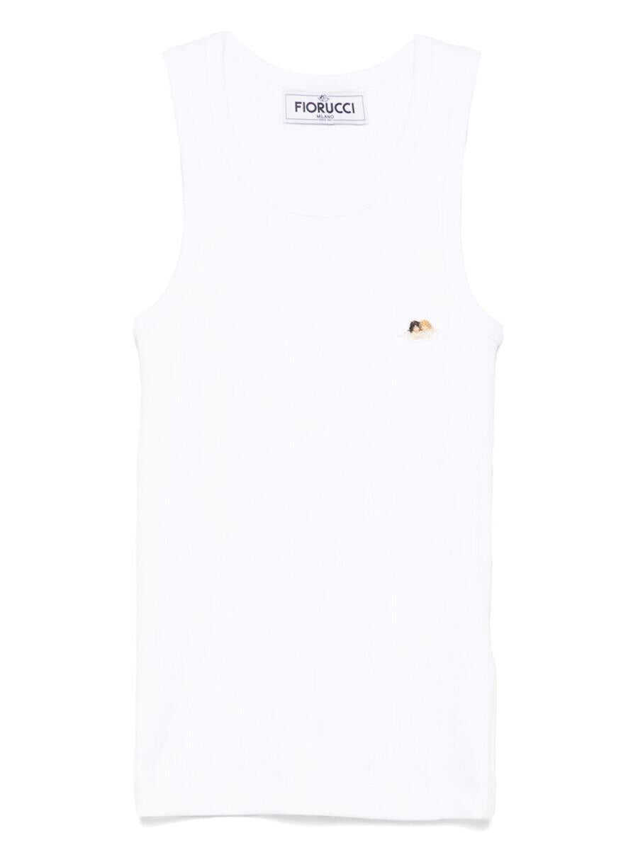 Topuri Fiorucci Fiorucci Top WHITE Femei (BM 18784911) 5