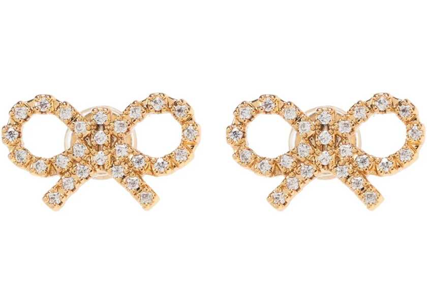 Cercei Self-Portrait Micro Bow Earrings GOLD Femei (BM 18785155) 1