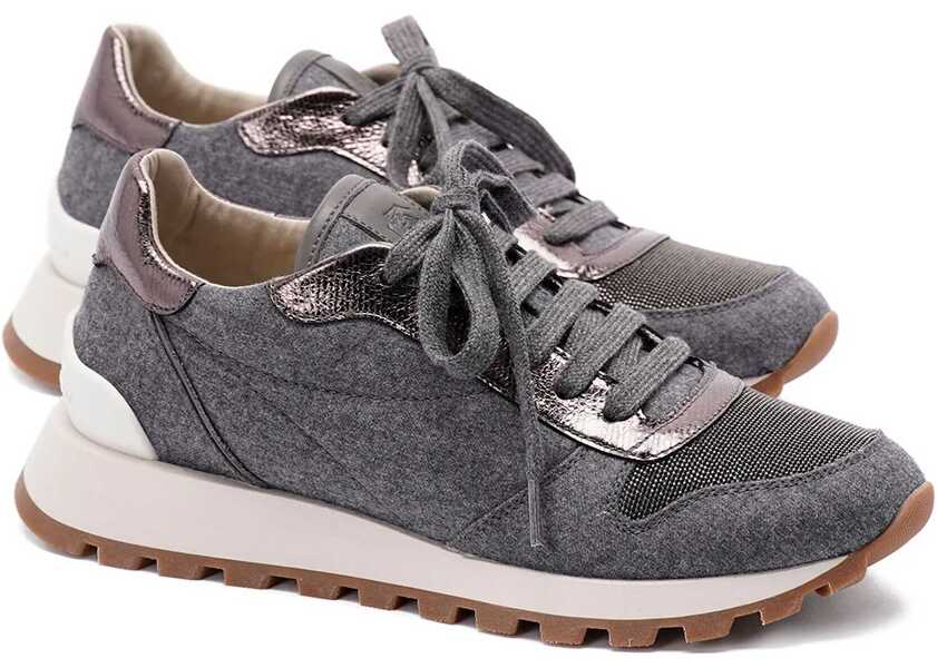 Sneakers Brunello Cucinelli Sneakers GRIGIO MEDIO Femei (BM 18786706) 2