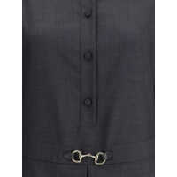 Imbracaminte Dama pagina 54 - Rochii Gucci Chemisier short Dress ARDESIA GREY Femei (BM 18786793) - B-mall.ro