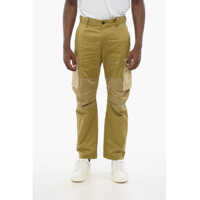 Pantaloni casual Stretch Cotton Cargo Pants With Contrasting Details Barbati