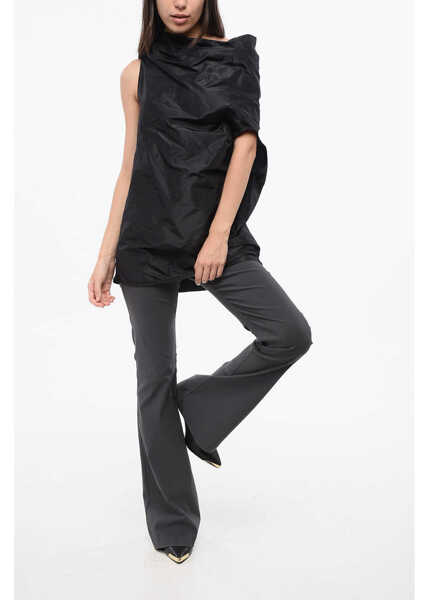 Bluze THE ROW Silk Draped Aria Top Black Femei (BM 18786841) 4