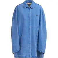 Geci de blugi Oversized Denim Jacket With Hidden Closure Femei