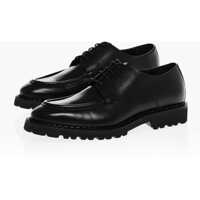 Pantofi Oxford CORNELIANI Leather Derby Shoes With Tank Sole*