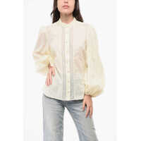 Bluze ZIMMERMANN Lace Blouse With Leg Of Mutton Sleeves