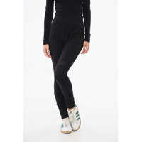 Colanti Mm6 Salomon Nylon Leggings With Embossed Ton On Ton Details Femei