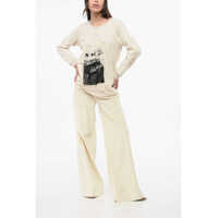 Imbracaminte Dama pagina 389 - Bluze de trening Maison Margiela Mm1 Mm10 2 Buttons Crew-Neck Sweatshirt Beige Femei (BM 18787093) - B-mall.ro