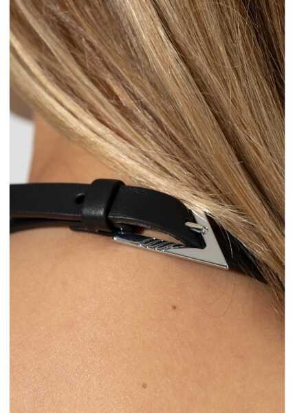 Bluze THE ATTICO Harlterneck Top With Side Zip Black Femei (BM 18787102) 5