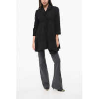 Imbracaminte Dama pagina 389 - Paltoane Miu Miu Cotton Gabardine Coat With 3/4 Sleeve Black Femei (BM 18787120) - B-mall.ro