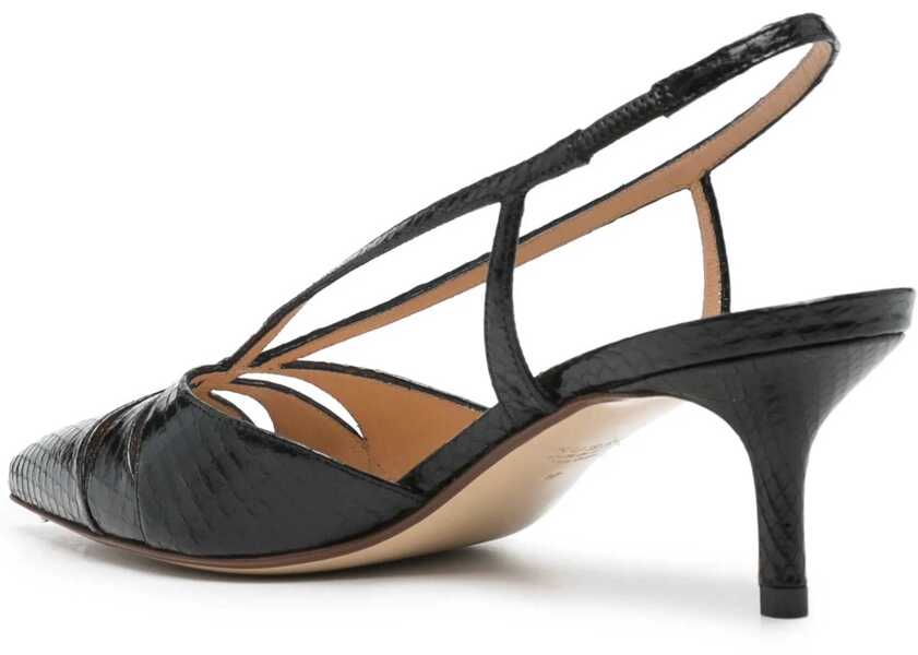 Pantofi cu toc Francesco Russo Suede leather Dcollet BLACK Femei (BM 18787243) 3