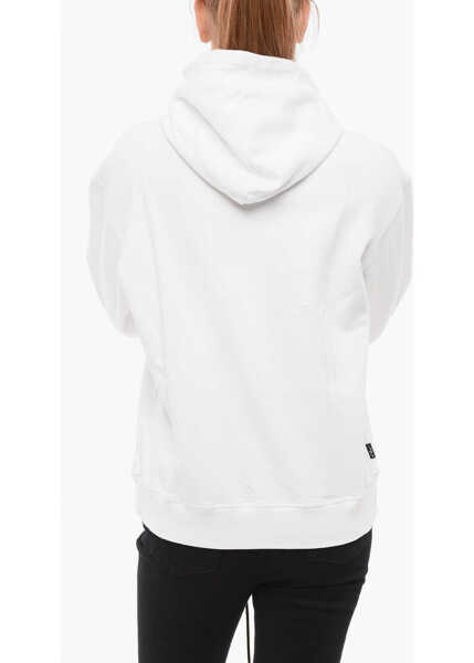 Bluze de trening DSQUARED2 The Smurfs Printed Brushed Cotton Grounchy Smurf Hoodie White Femei (BM 18787348) 2