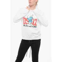 Bluze de trening The Smurfs Printed Brushed Cotton Grounchy Smurf Hoodie Femei