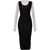 Marni Virgin Wool Maxi Dress With Ribbed Inner Black