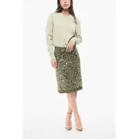 Imbracaminte Dama pagina 389 - Fuste lungi Gucci All-Over Sequined Melange Longuette Green Femei (BM 18787366) - B-mall.ro
