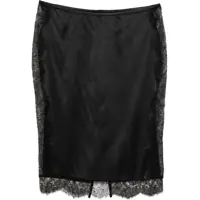 Fuste Satin Skirt with lace details Femei