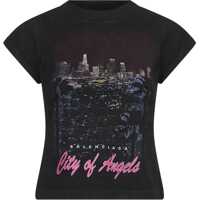 Tricouri Balenciaga Shrunk City of Angels T-Shirt