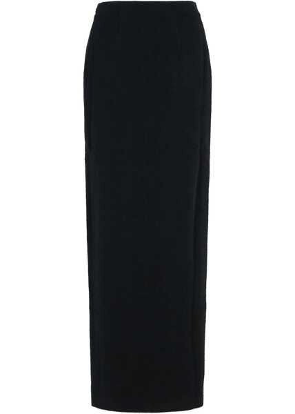 Fuste Alessandra Rich Tweed long Skirt BLACK Femei (BM 18787471) 3