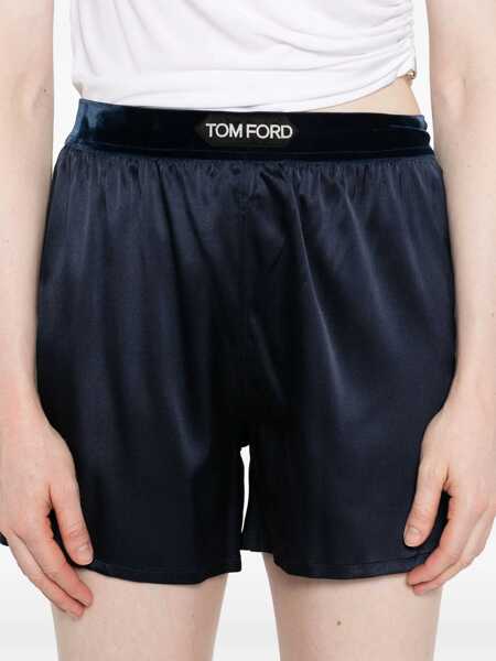 Pantaloni scurti Tom Ford Shorts DARK NAVY Femei (BM 18787477) 5