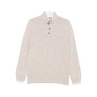 Pulovere Vengera Vengera Turtleneck Sweater With Buttons