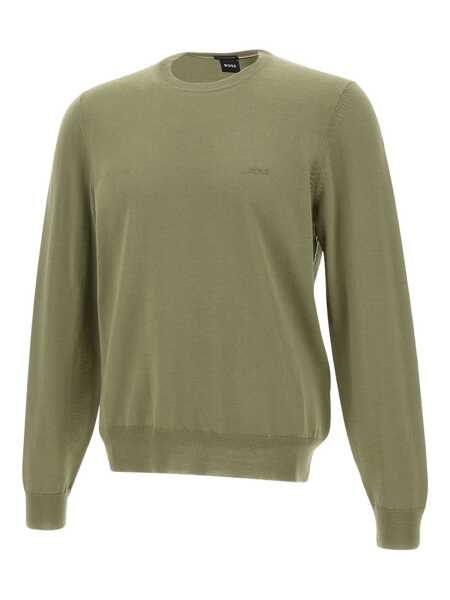 Pulovere Hugo Boss Boss Botto  Crew Neck Sweater Green Barbati (BM 18788778) 1