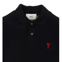 Camasi AMI Paris pentru Barbati - Camasi AMI Paris AMI Paris T-Shirts And Polos Black Barbati (BM 18789702) - B-mall.ro