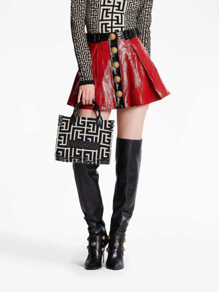 Genti de mana Balmain Balmain B-Army Small Shopping Bag Multicolor Femei (BM 18789972) 3