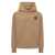 BARROW Barrow Beige Logo Embroidered Barrow Hoodie BROWN
