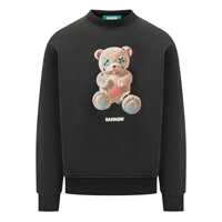 Pulovere Barrow Black Sweatshirt Teddy Barrow Barbati