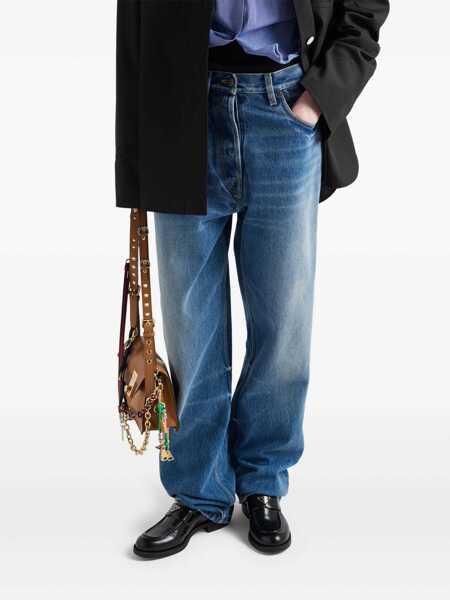 Blugi Prada Prada Pant Clothing BLUE Femei (BM 18790236) 4