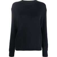 Pulovere Golden Goose Logo Cotton Crewneck Sweater Femei