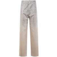 Pantaloni casual Golden Goose "Journey W'S" Pant Kim Cotton Denim Full Sky Wash With Crystall Degrade' Clothing Femei