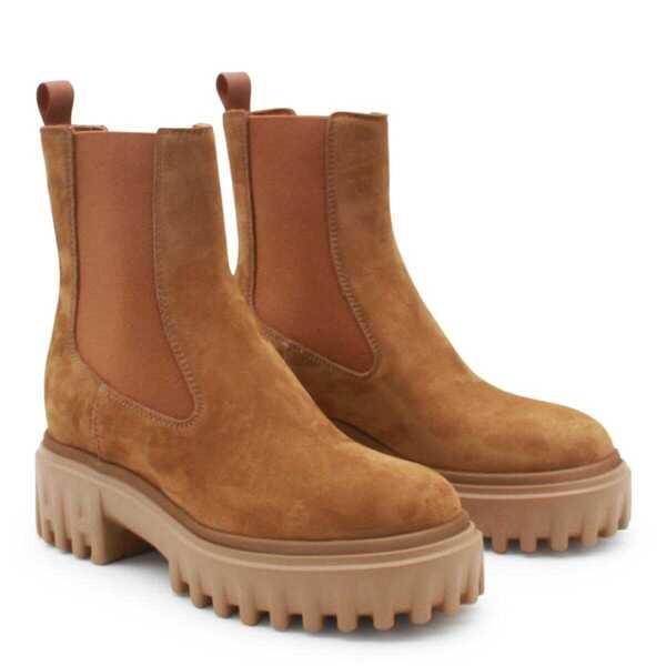 Bocanci Hogan Hogan Boots BROWN Femei (BM 18790557) 4