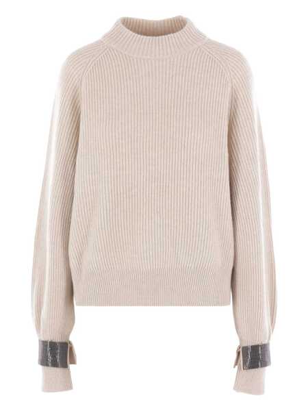 Pulovere Brunello Cucinelli Brunello Cucinelli Sweaters RUSTIC BEIGE Femei (BM 18790953) 1