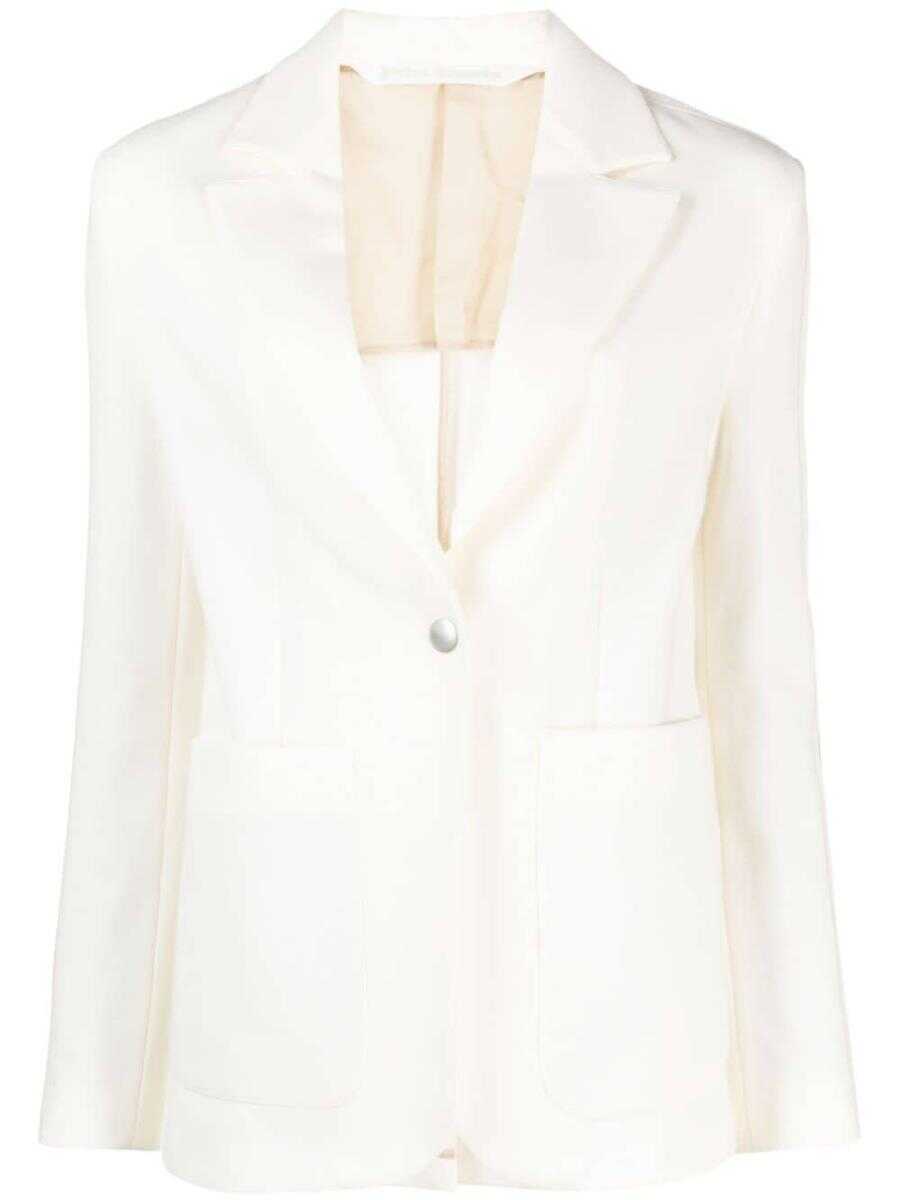 Sacouri Palm Angels Palm Angels Single-Breasted Blazer BEIGE OFF WHITE Femei (BM 18791601) 1