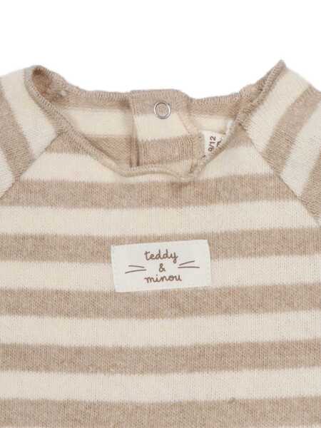 Rochii TEDDY & MINOU LONG SLEEVED DRESS Beige Fete (BM 18792270) 3