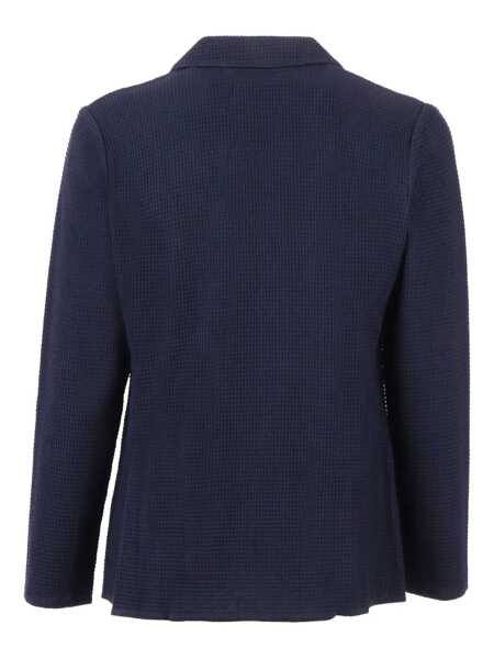 Paltoane Lardini KNITTED JACKET Blue Barbati (BM 18792306) 2