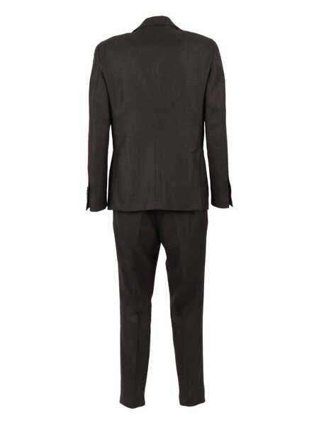 Paltoane Lardini ICONIC DROP 7 REG SUIT Brown Barbati (BM 18792318) 2