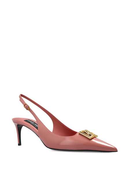 Pantofi cu toc Dolce & Gabbana Dolce & Gabbana Lollo Leather Pumps Pink Femei (BM 18792354) 2