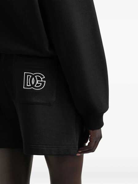 Bluze de trening Dolce & Gabbana Logo Hooded Sweatshirt NERO Femei (BM 18792445) 5