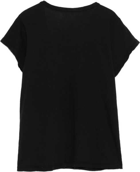 Tricouri James Perse V-neck cotton T-Shirt BLACK Femei (BM 18792448) 2
