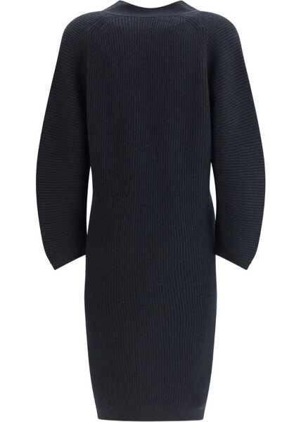 Cardigane forteforte Long ribbed cashmere Cardigan NERO Femei (BM 18792451) 2