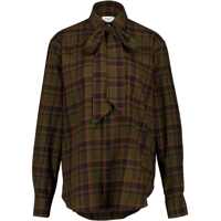 Camasi casual Cassandre check lavallière Shirt Femei